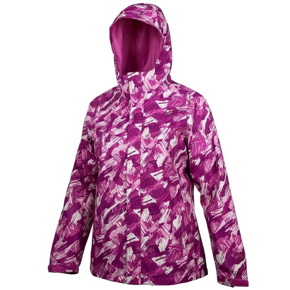 The North Face Rain Jacket Girls XL 18 Y2K Pink Abstract Gorpcore Sporty Outdoor